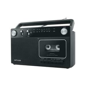 Radio cu Caseta MUSE M-152 RC, Tuner analog FM/MW, Microfon incorporat, Negru imagine