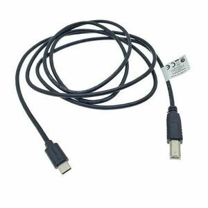 Cablu USB tip C imprimanta USB 2.0, 1.8 m, Lanberg 42977, USB B la USB-C, negru imagine