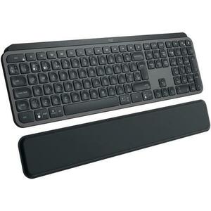 Tastatura wireless Logitech MX Keys S, Iluminare, Palmrest, 2.4GHz&Bluetooth, USB-C, US INTL layout, Graphite imagine