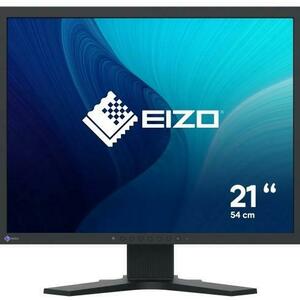 Monitor IPS LED EIZO FlexScan 21.3inch S2134-BK, 1600 x 1200, DVI, DisplayPort, Pivot (Negru) imagine