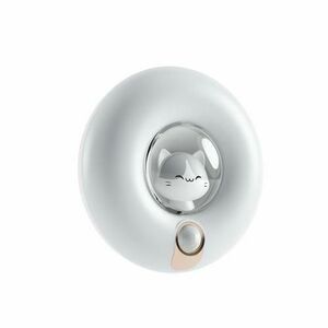 Lampa LED Intopic SL-002 CAT, senzor de miscare, baza magnetica, 800mAh, incarcare USB, Alb imagine
