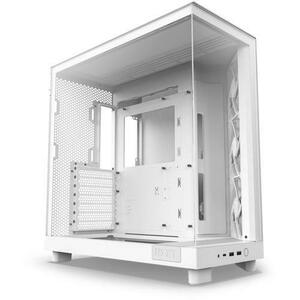Carcasa NZXT H6 Flow, Compact Dual-chamber, MiddleTower, Alb imagine