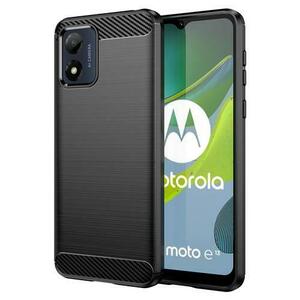 Husa pentru Motorola Moto E13, OEM, Carbon, Neagra imagine