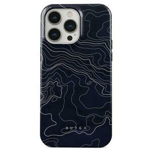 Husa Burga Dual Layer Drifting Shores Line Art compatibila cu iPhone 15 Pro imagine