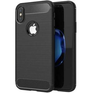 Husa Pentru Apple IPhone X / IPhone XS, Carbon, Neagra imagine