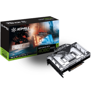 Placa video Inno3D GeForce RTX 4080 SUPER ICHILL FROSTBITE 16GB GDDR6X 256-bit DLSS 3.0 imagine