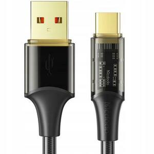 Cablu de date Mcdodo CA-2090, USB - USB-C, QC 4.0, 100W, 1, 2m (Negru) imagine