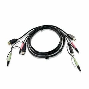 Cablu USB/HDMI/KVM, ATEN, 1.8 m, 2L-7D02UH, Negru imagine