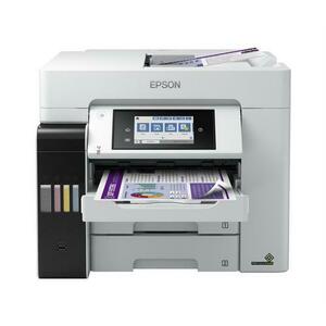 Imprimanta inkjet color Epson ET-5880, A4, Duplex, ADF, Wireless (Alb) imagine