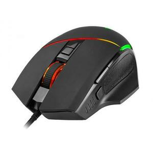 Mouse Gaming Tracer Gamezona ARRTA 1000-6400 dpi, Senzor optic, Lumina RGB (Negru) imagine