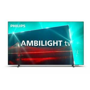 Televizor OLED Philips 139 cm (55inch) 55OLED718/12, Ultra HD 4K, Smart TV, Ambilight, WiFi, CI+ imagine