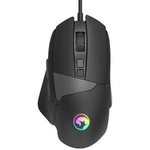 Mouse Gaming Marvo M411, 12800 dpi, USB, iluminare RGB (Negru) imagine