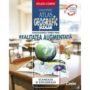 Atlas geografic scolar. Cunoasterea Terrei prin realitatea augmentata imagine
