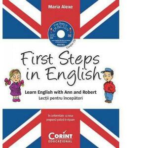 First Steps in English. Lectii pentru incepatori (contine CD audio) imagine