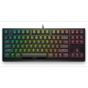 Tastatura cu fir, Dell, Alienware, AW420K, USB, cu iluminare RGB, Negru imagine
