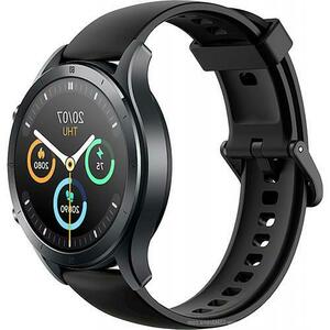 Smartwatch Realme Watch R100 TechLife, Ecran LCD TFT 1.32inch, Bluetooth, Ritm cardiac, Saturatie Oxigen, Monitorizare Somn, Peste 100 moduri sport (Negru) imagine