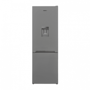 Combina frigorifica Heinner HC-V270SWDE++, 268 l, Clasa E, Iluminare LED, Less Frost, Dozator de apa, H 170 cm (Argintiu) imagine