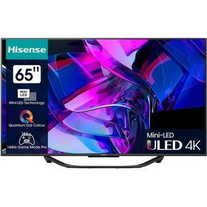 Televizor Mini-LED ULED Hisense 165 cm (65inch) 65U7KQ, Ultra HD 4K, Smart Tv, WiFi, CI+ imagine