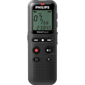 Reportofon stereo Philips VoiceTracer DVT 1160, 8GB, 3.5 mm, LCD 2inch (Negru) imagine