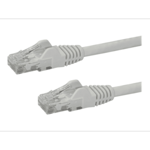 Cablu de retea, StarTech, Cat.6, U/UTP, 0.5 m, Alb imagine