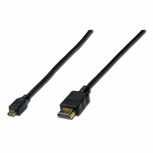 Cablu de conectare Assmann AK-330115-010-S, HDMI High Speed, 1 m imagine