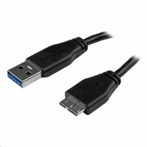 Cablu Startech USB3AUB50CMS, USB 3.0 - micro USB 3.0, 0.5m, Negru imagine