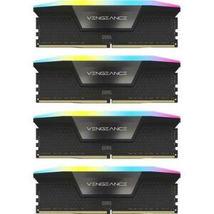 Kit Memorii Corsair Vengeance RGB, DDR5, 128GB, 5600 MHz, Quad channel, CL40, 1.25V imagine