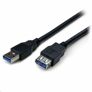 Cablu prelungitor, Startech, Tip USB, Negru imagine