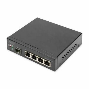 Switch Digitus DN-80120, 4 porturi RJ45, 1 port SFP, 1000 Mbps imagine