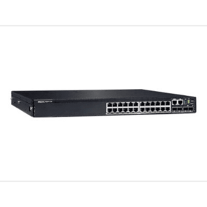 Switch Dell N2224PX-ON Managed, 24 porturi Gigabit Ethernet, 4 porturi SFP, PoE (Negru) imagine