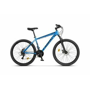 Bicicleta MTB-HT Carpat SPARTAN C26581A, roti 26inch, 21 viteze, cadru Hardtail 431 mm (Albastru/Negru) imagine