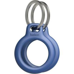 Suport securizat Belkin cu inel pentru AirTag Apple, 2 bucati, Albastru imagine