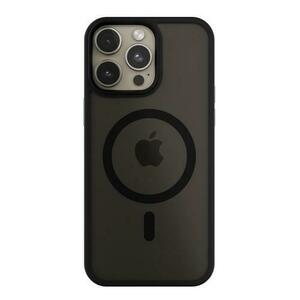 Husa de protectie Next One Mist Shield Case pentru iPhone 15 Pro Max, MagSafe (Negru) imagine
