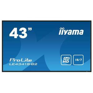 Display Profesional IPS LED Iiyama 42.5inch LE4341S-B2, Full HD (1920 x 1080), VGA, HDMI, Boxe (Negru) imagine