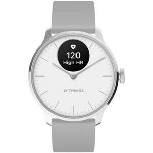 Smartwatch Withings Scanwatch Light, 37mm, Ecran OLED Grayscale, Gorilla Glass, Bluetooth, Ritm Cardiac, Monitorizare somn, Tracker Fitness (Alb) imagine