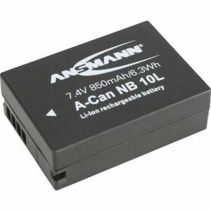 Acumulator aparat foto, Ansmann, Compatibil cu Canon, 7.4 V, 850 mAh, Negru imagine