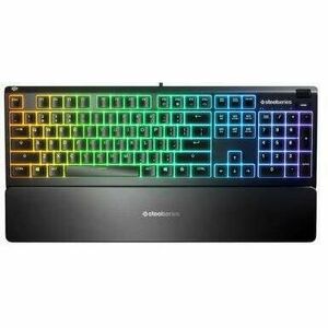 Tastatura Mecanica Gaming SteelSeries Apex 5, iluminare RGB, Layout UK (Negru) imagine