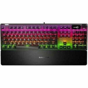 Tastatura Mecanica Gaming SteelSeries Apex 7, Brown Switch, USB, iluminare RGB, Layout US (Negru) imagine