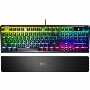 Tastatura Mecanica Gaming SteelSeries Apex 7, Blue Switch, USB, iluminare RGB, Layout US (Negru) imagine