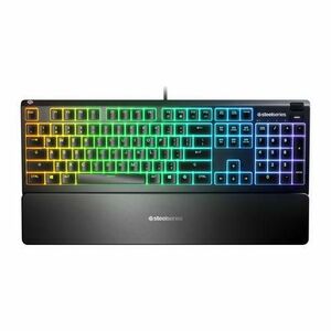 Tastatura Mecanica Gaming SteelSeries Apex 3, iluminare RGB, Layout UK (Negru) imagine