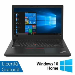 Laptop Refurbished LENOVO ThinkPad T480, Intel Core i5-8250U 1.60 - 3.40GHz, 8GB DDR4, 256GB SSD, 14 Inch Full HD, Webcam + Windows 10 Home imagine