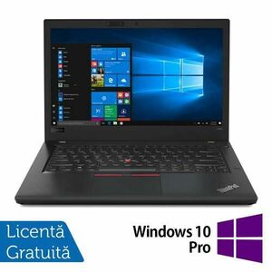 Laptop Refurbished LENOVO ThinkPad T480, Intel Core i5-8250U 1.60 - 3.40GHz, 8GB DDR4, 256GB SSD, 14 Inch Full HD, Webcam + Windows 10 Pro imagine
