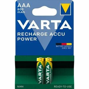 Baterii, VARTA, POWER, AAA, 800 mAh, BL2, Verde/Galben imagine