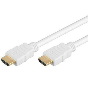 Cablu HDMI PremiumCord, tata-tata, 4K, High quality, V1.4 contacte aurite, 2m, Alb imagine