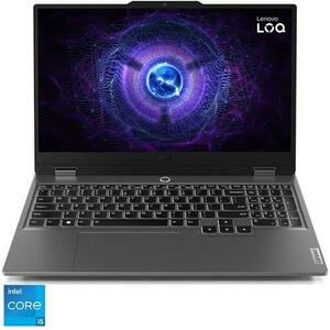 Laptop Gaming Lenovo LOQ 15IAX9 (Procesor Intel® Core™ i5-12450HX (12M Cache, up to 4.40 GHz), 15.6inch FHD IPS 144Hz, 16GB DDR5, 1TB SSD, NVIDIA GeForce RTX 4050 @6GB, DLSS 3.0, Gri) imagine