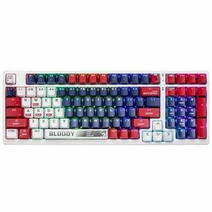 Tastatura cu fir, A4TECH Bloody S98 Sports, Mecanic (BLMS Red Switch), Iluminare RGB, eSport Gaming, US, Multicolor imagine