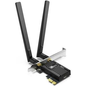 Adaptor Wi-Fi Bluetooth TP-Link Archer TX55E, adaptor PCIe, Wi-Fi 6, AX3000, Dual-Band, Bluetooth 5.2 (Negru) imagine