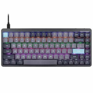 Tastatura Gaming Tracer FINA 84 GameZone, Red Switch, Iluminare Rainbow, Layout US (Negru) imagine