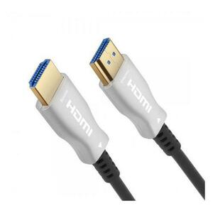 Cablu HDMI Optic, 18Gbps, 4K@60Hz, Active Optical (AOC), V2.0, conectori auriti, 3m, PremiumCord kphdm2x03 imagine