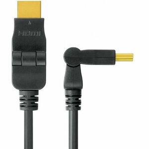 Cablu HDMI, conectori reglabili, High Speed, Versiunea 1.4, conectori auriti, 5m, PremiumCord kphdmo5 imagine